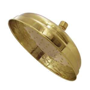Victorian K124A7 8-Inch Brass Shower Head, Brushed Brass