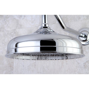 Victorian K125A1 10-Inch Brass Shower Head, Polished Chrome