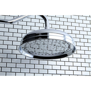 Victorian K125A1 10-Inch Brass Shower Head, Polished Chrome