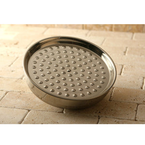 Victorian K125A8 10-Inch Brass Shower Head, Brushed Nickel