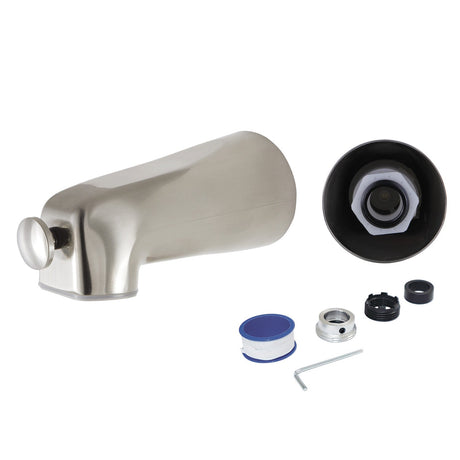 Shower Scape K1263A8 5-1/2 Inch Universal Diverter Tub Spout, Brushed Nickel