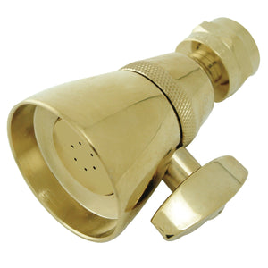 Shower Scape K131A2 1-3/4 Inch Brass Adjustable Shower Head, Polished Brass