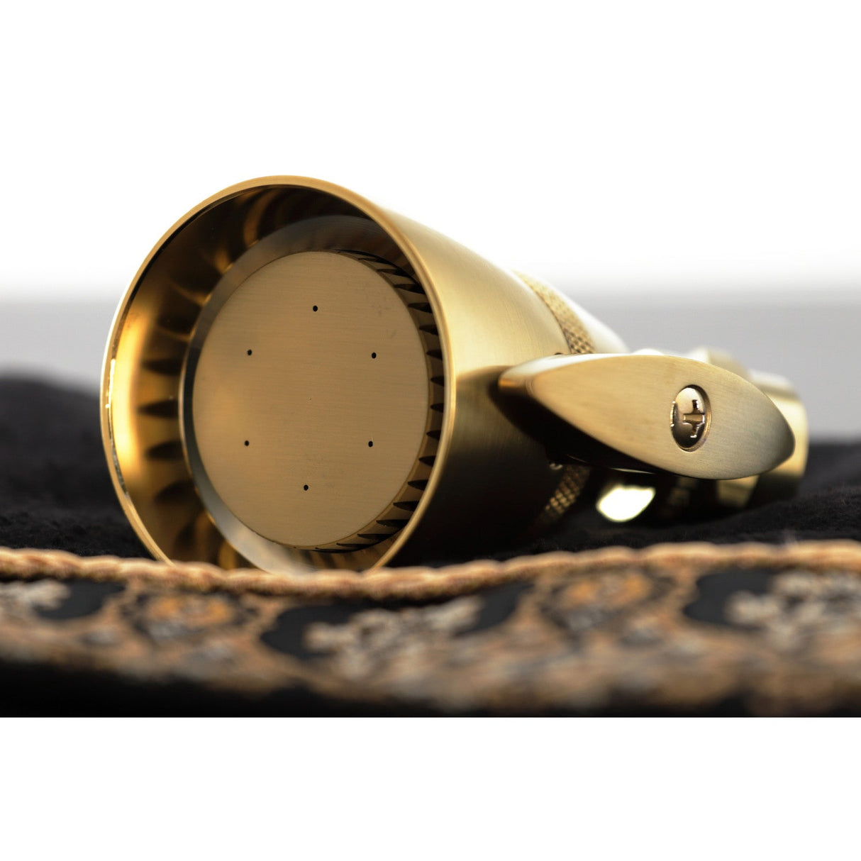 Made To Match K132A7 2-1/4 Inch Brass Adjustable Shower Head, Brushed Brass