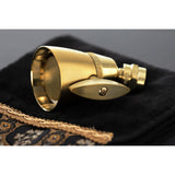 Made To Match K132A7 2-1/4 Inch Brass Adjustable Shower Head, Brushed Brass