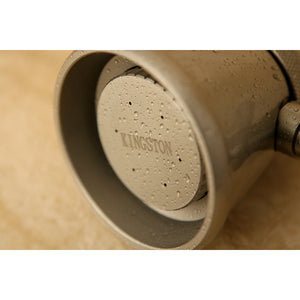 Victorian K132C8 2-1/4 Inch Brass Adjustable Shower Head, Brushed Nickel