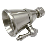 Victorian K132C8 2-1/4 Inch Brass Adjustable Shower Head, Brushed Nickel