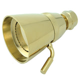 Shower Scape K133A2 2-1/4 Inch Brass Adjustable Shower Head, Polished Brass