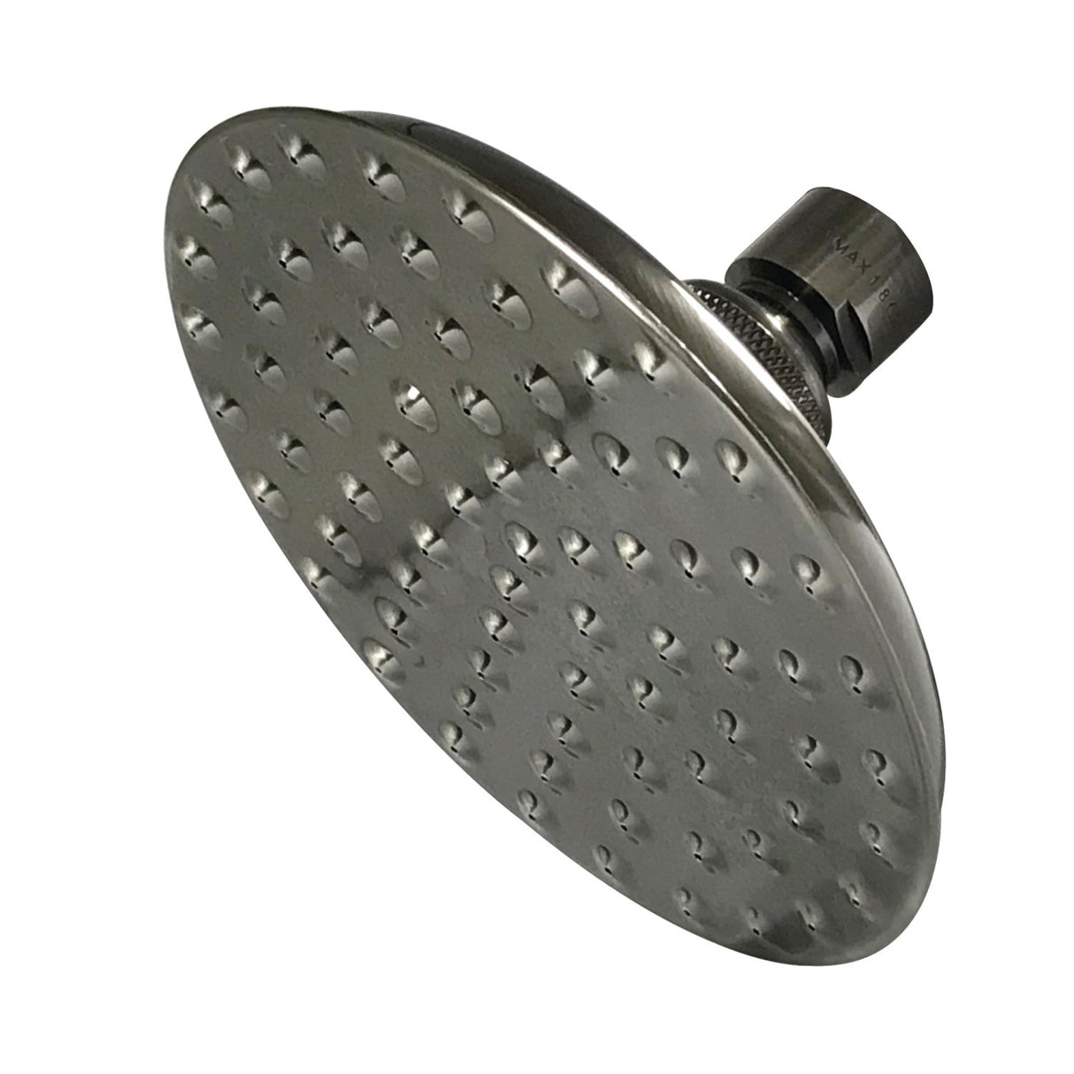 Victorian K135A4 5-1/4 Inch Brass Shower Head, Black Stainless