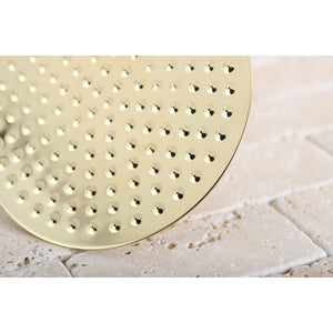Shower Scape K136A2 7-3/4 Inch Brass Shower Head, Polished Brass