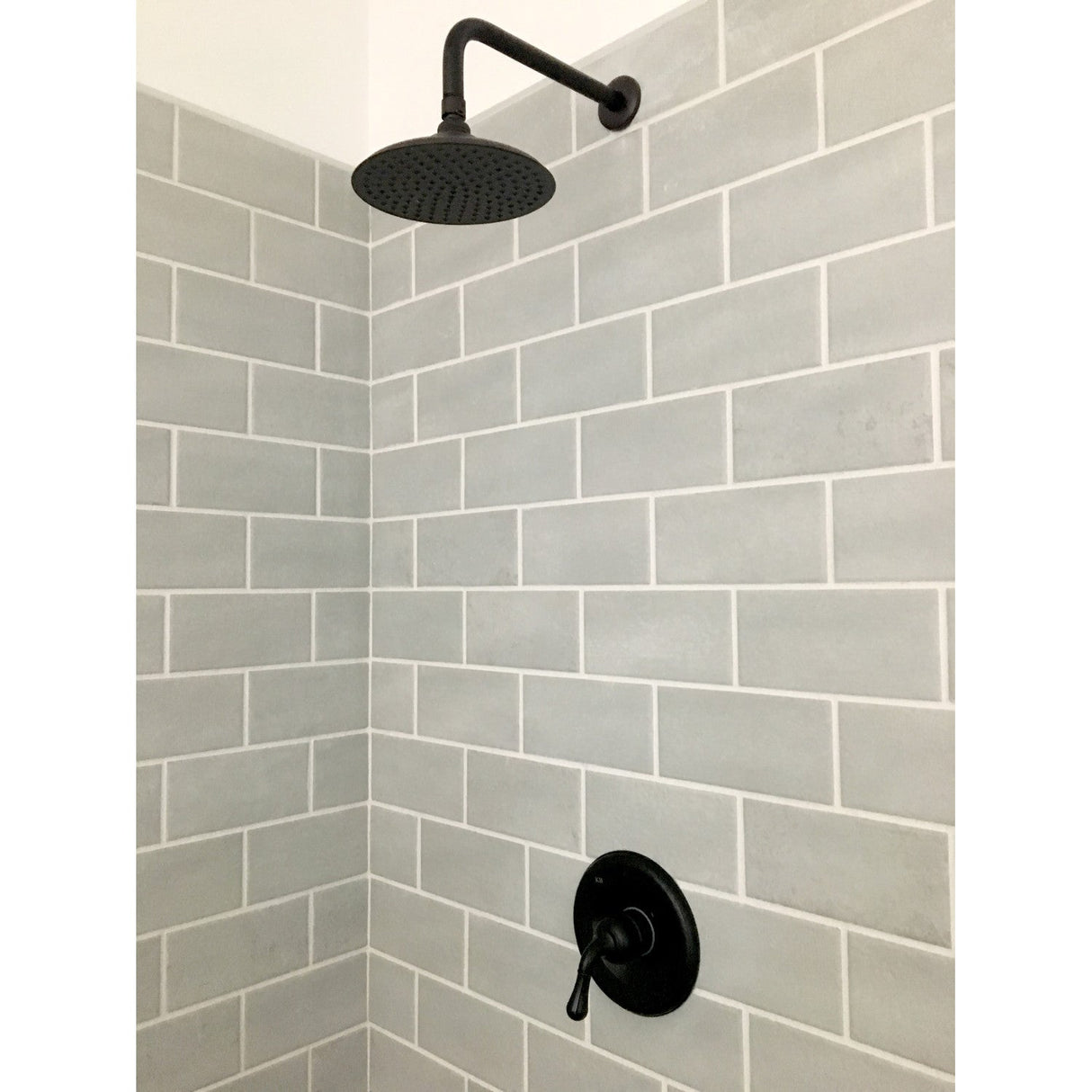 Shower Scape K136A5CK 7-3/4 Inch Brass Shower Head with 12-Inch Shower Arm, Oil Rubbed Bronze