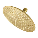 Shower Scape K136A7 7-3/4 Inch Brass Shower Head, Brushed Brass