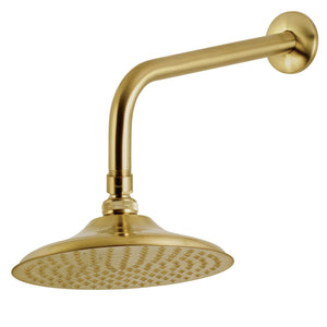Shower Scape K136A7CK 7-3/4 Inch Brass Shower Head with 12-Inch Shower Arm, Brushed Brass