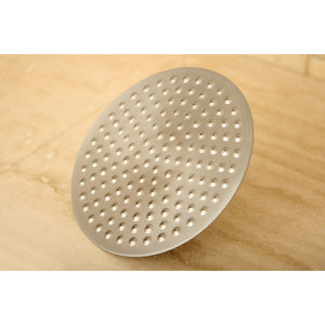 Shower Scape K136A8 7-3/4 Inch Brass Shower Head, Brushed Nickel