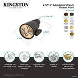 Shower Scape K137A1 2-1/4 Inch Brass Adjustable Shower Head, Polished Chrome