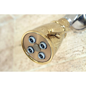 Shower Scape K137A2 2-1/4 Inch Brass Adjustable Shower Head, Polished Brass