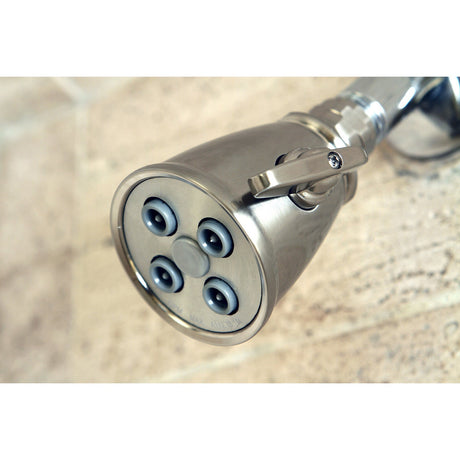 Shower Scape K137A8 2-1/4 Inch Brass Adjustable Shower Head, Brushed Nickel