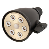 Shower Scape K138A0MB 3-Inch Brass Adjustable Shower Head, Matte Black