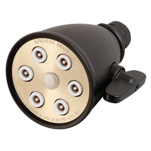 Shower Scape K138A0MB 3-Inch Brass Adjustable Shower Head, Matte Black