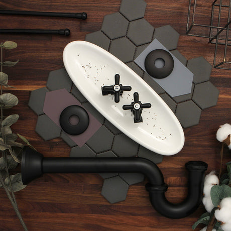 Shower Scape K150F0 Shower Arm Flange, Matte Black