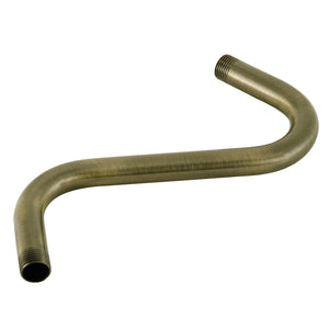Shower Scape K152A3 8-Inch S-Shape Shower Arm, Antique Brass