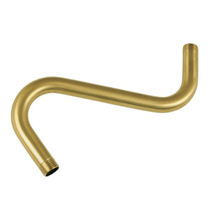 Shower Scape K152A7 8-Inch S-Shape Shower Arm, Brushed Brass