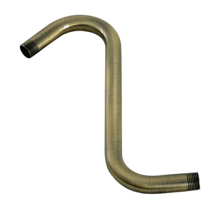 Shower Scape K159A3 10-Inch S-Shape Shower Arm, Antique Brass