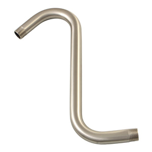 Shower Scape K159A8 10-Inch S-Shape Shower Arm, Brushed Nickel