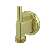 Shower Scape K174A2 Wall Mount Supply Elbow with Pin Mount Hook, Polished Brass
