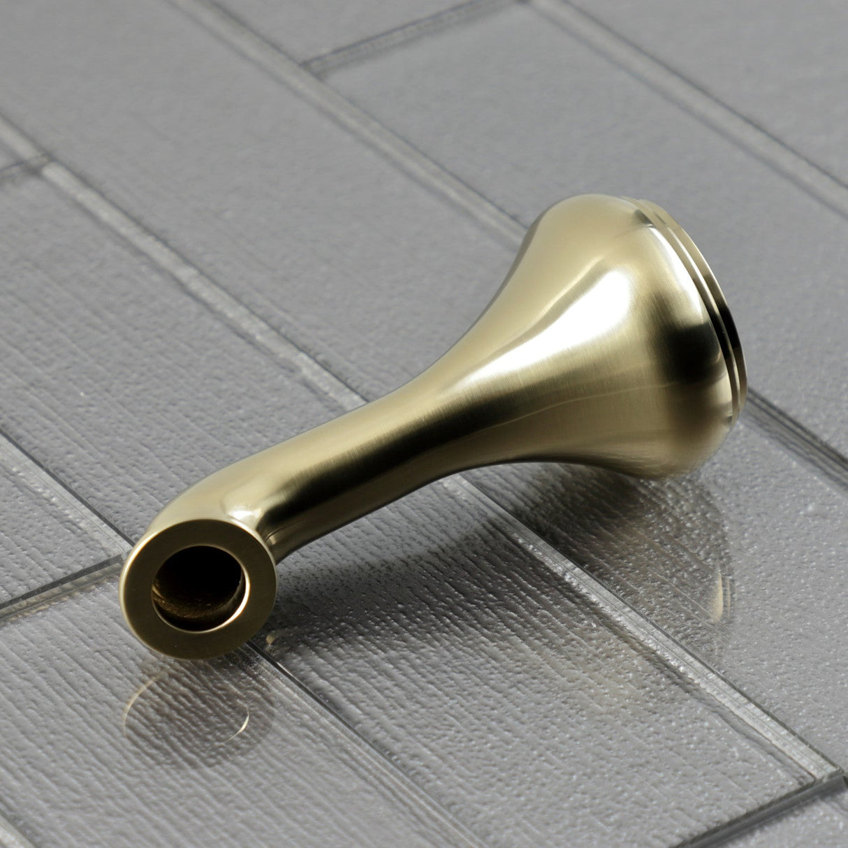 Shower Scape K184C7 5-Inch Non-Diverter Tub Spout, Brushed Brass