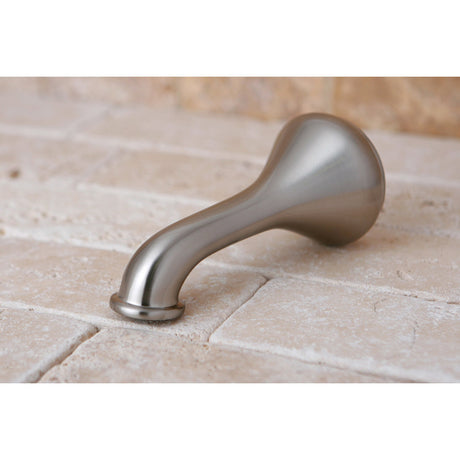 Shower Scape K184C8 5-Inch Non-Diverter Tub Spout, Brushed Nickel
