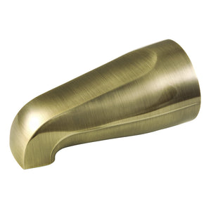 Shower Scape K187A3 5-1/8 Inch Non-Diverter Tub Spout, Antique Brass