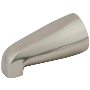Shower Scape K187A8 5-1/8 Inch Non-Diverter Tub Spout, Brushed Nickel