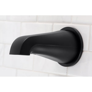 Shower Scape K187E0 5-Inch Non-Diverter Tub Spout with Flange, Matte Black