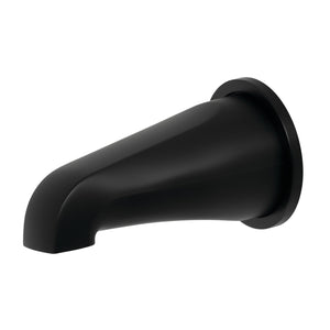 Shower Scape K187E0 5-Inch Non-Diverter Tub Spout with Flange, Matte Black