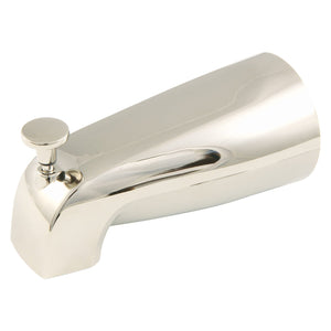 Shower Scape K189A6 5-1/4 Inch Diverter Tub Spout, Polished Nickel
