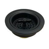 Tacoma K212MB 3-1/2 Inch Kitchen Sink Basket Strainer Only, Matte Black