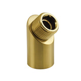 Shower Scape K220M7 Wall Mount Supply Elbow, Brushed Brass