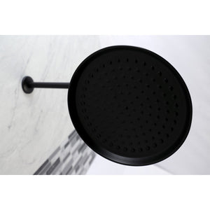 Shower Scape K225K10 10-Inch Brass Shower Head with 17-Inch Shower Arm, Matte Black