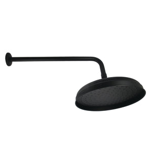 Shower Scape K225K10 10-Inch Brass Shower Head with 17-Inch Shower Arm, Matte Black