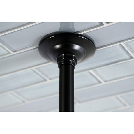 Shower Scape K225K20 10-Inch Brass Shower Head with 17-Inch Ceiling Support, Matte Black