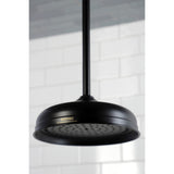 Shower Scape K225K20 10-Inch Brass Shower Head with 17-Inch Ceiling Support, Matte Black