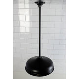 Shower Scape K225K20 10-Inch Brass Shower Head with 17-Inch Ceiling Support, Matte Black