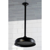 Shower Scape K225K20 10-Inch Brass Shower Head with 17-Inch Ceiling Support, Matte Black