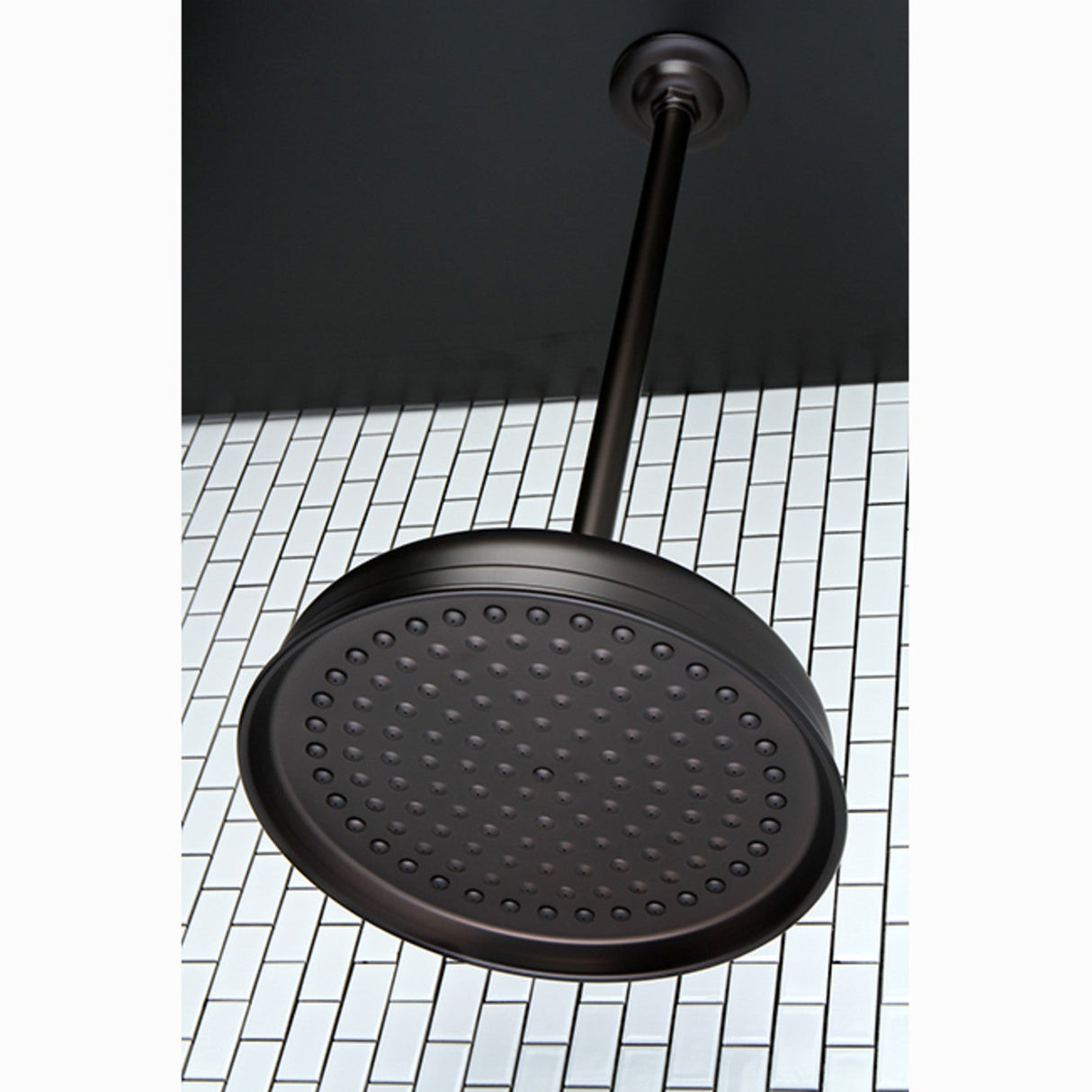 Shower Scape K225K25 10-Inch Brass Shower Head with 17-Inch Ceiling Support, Oil Rubbed Bronze