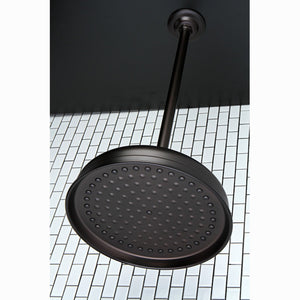 Shower Scape K225K25 10-Inch Brass Shower Head with 17-Inch Ceiling Support, Oil Rubbed Bronze