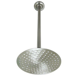 Shower Scape K236K28 7-3/4 Inch Brass Shower Head with 17-Inch Ceiling Support, Brushed Nickel