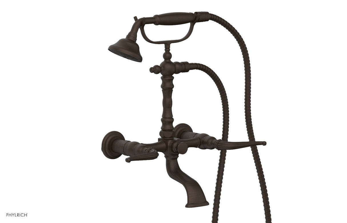 Phylrich K2393-18-11B GEORGIAN & BARCELONA Exposed Tub & Hand Shower - Lever Handle K2393-18 - Antique Bronze