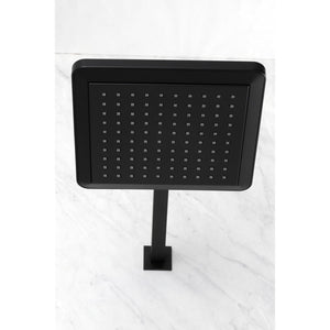 Shower Scape K250A0CK 9-5/8-Inch Square Shower Head with Shower Arm, Matte Black