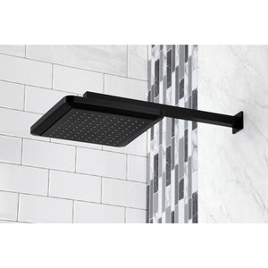 Shower Scape K250A0CK 9-5/8-Inch Square Shower Head with Shower Arm, Matte Black