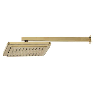 Shower Scape K250A2CK 9-5/8-Inch Square Shower Head with Shower Arm, Polished Brass